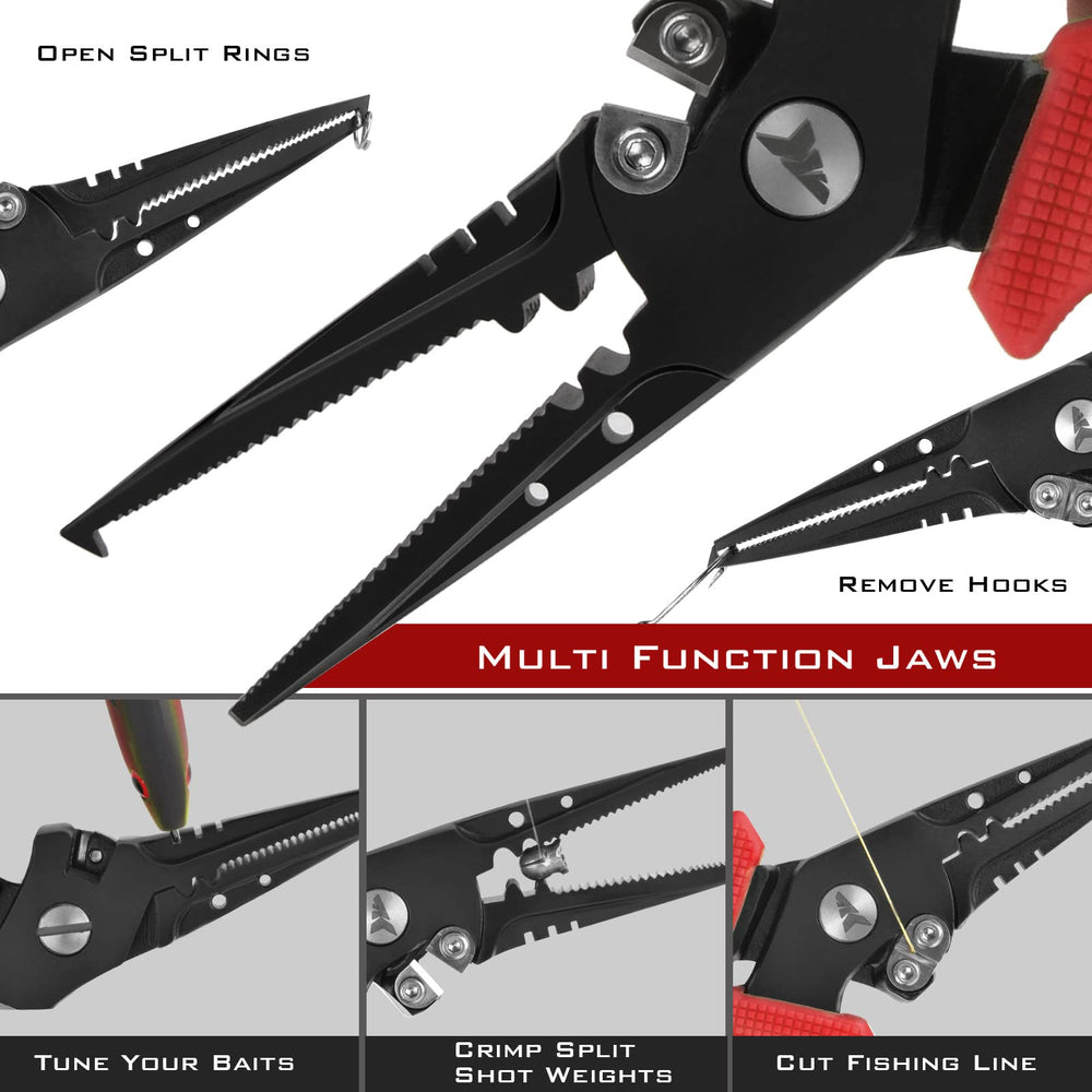 KastKing Cutthroat rubber-handle close-up highlights ergonomic, slip-resistant grip.