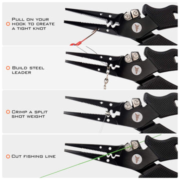 KastKing Cutthroat 7in pliers in saltwater scene demonstrating corrosion resistance.