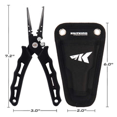 KastKing Cutthroat pliers in saltwater setting showing corrosion resistance in harsh conditions.