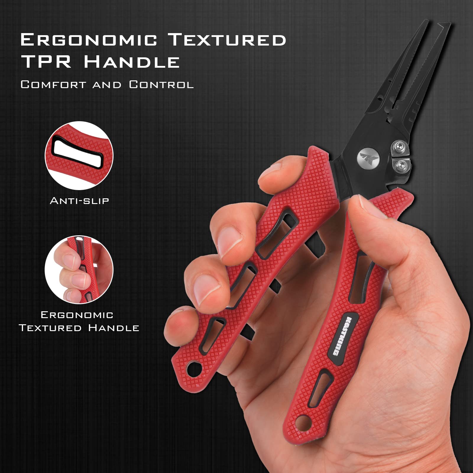 KastKing Cutthroat sheath image shows protective case with belt clip.