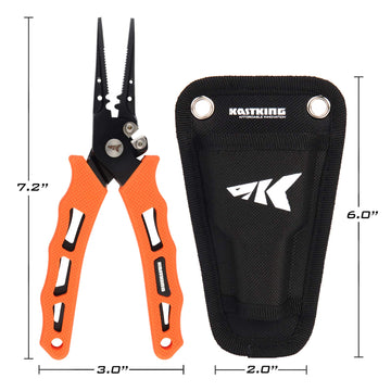 KastKing Cutthroat tungsten cutters closeup delivering clean, precise cuts