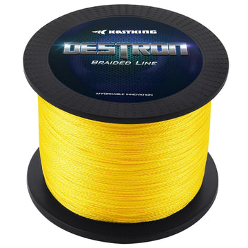 KastKing Destron braided line showing 2nd-gen fiber strength for tough bites.