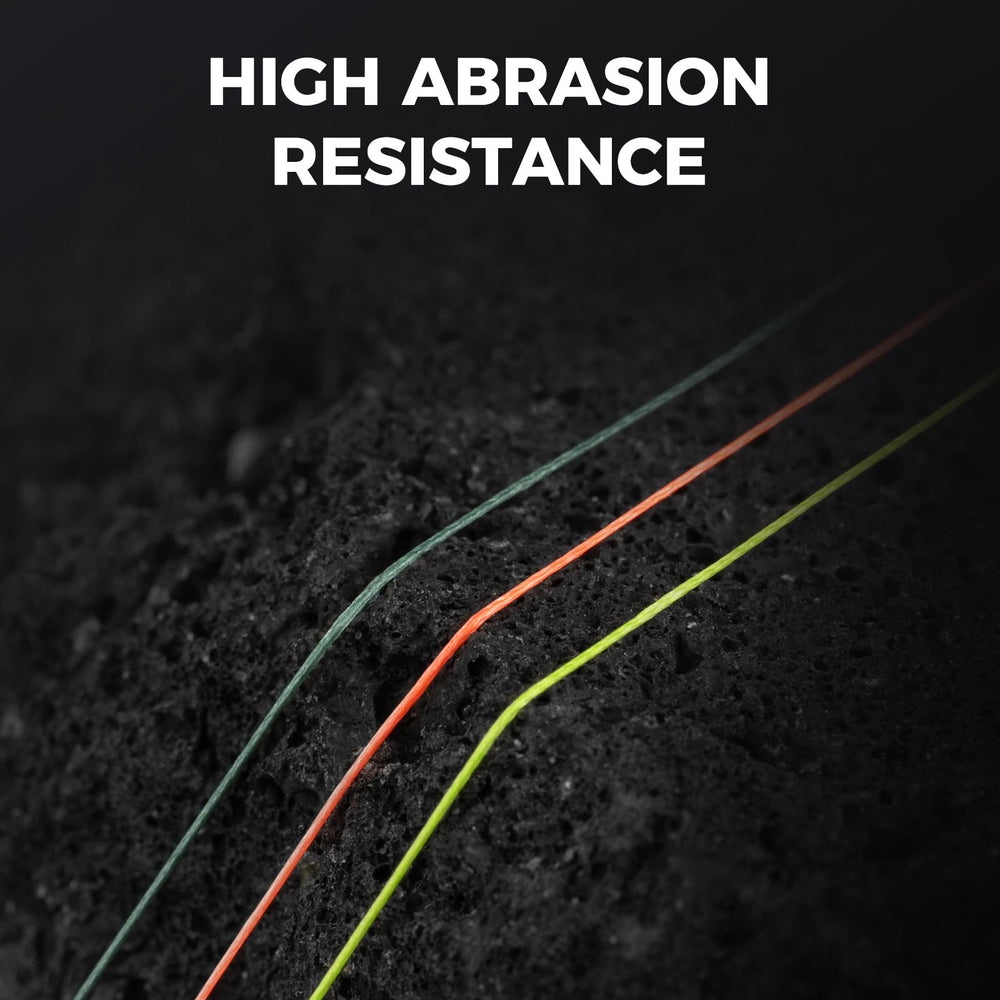 KastKing Destron color-fast coating feature demonstrates fade resistance in sun and rocks.