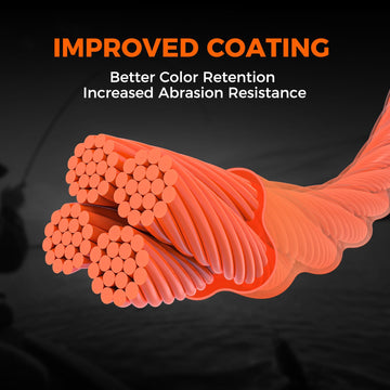 KastKing Destron Diamond Weave fibers deliver high tensile strength and durability.