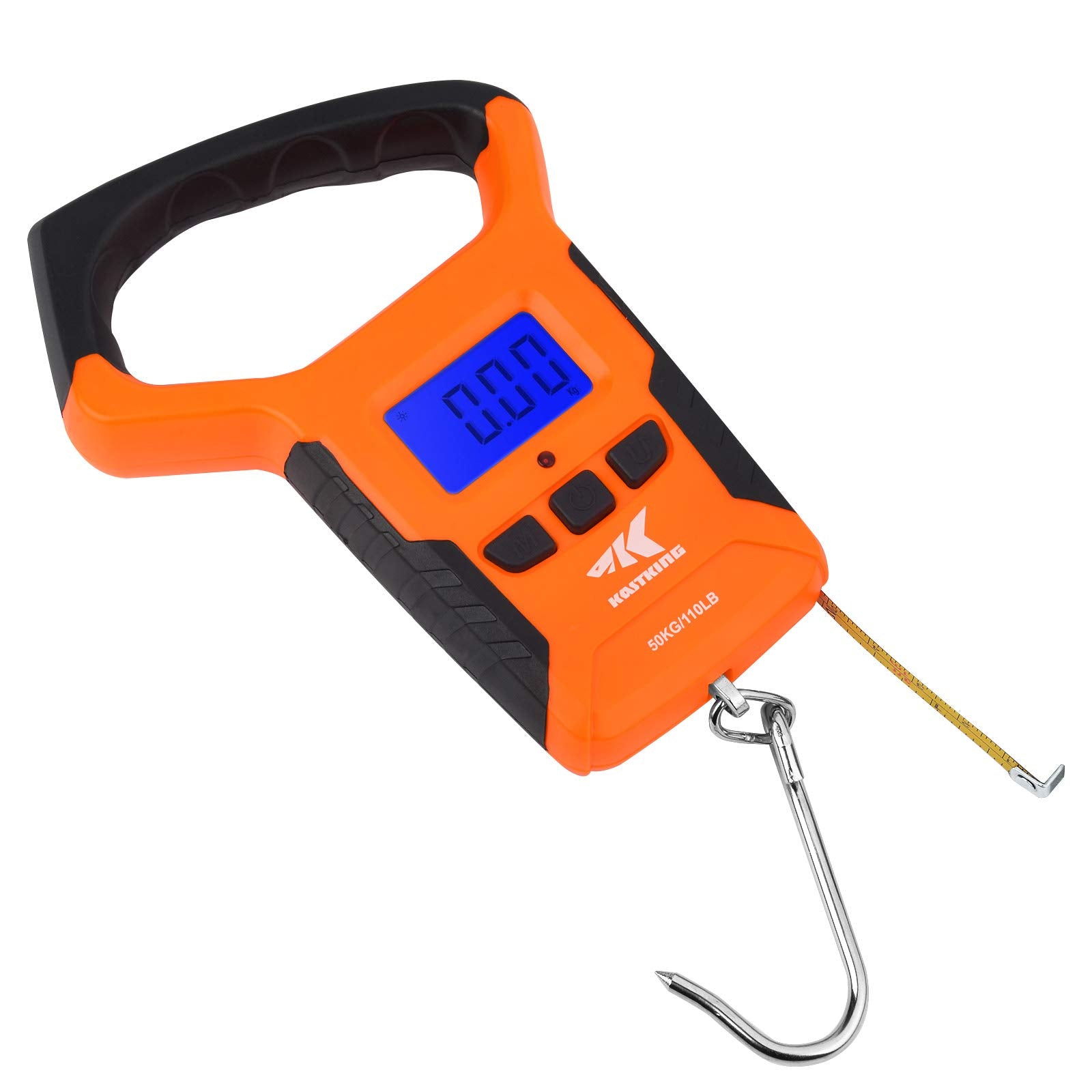 KastKing digital scale front view with ruler