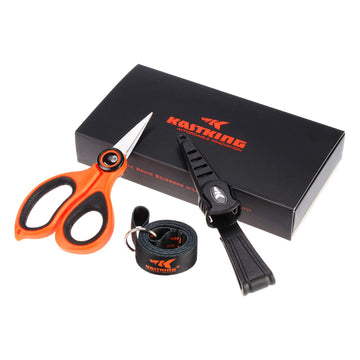 KastKing fishing line scissors with sheath and braided line cutter