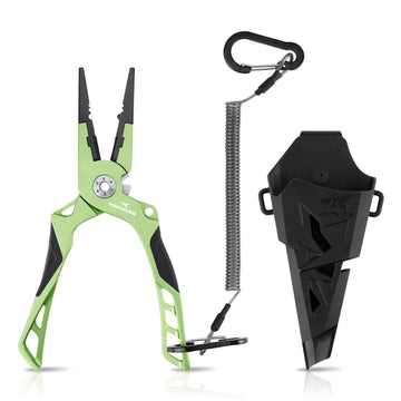 kastking gila pliers full view shows rugged aircraft-grade aluminum for saltwater use.