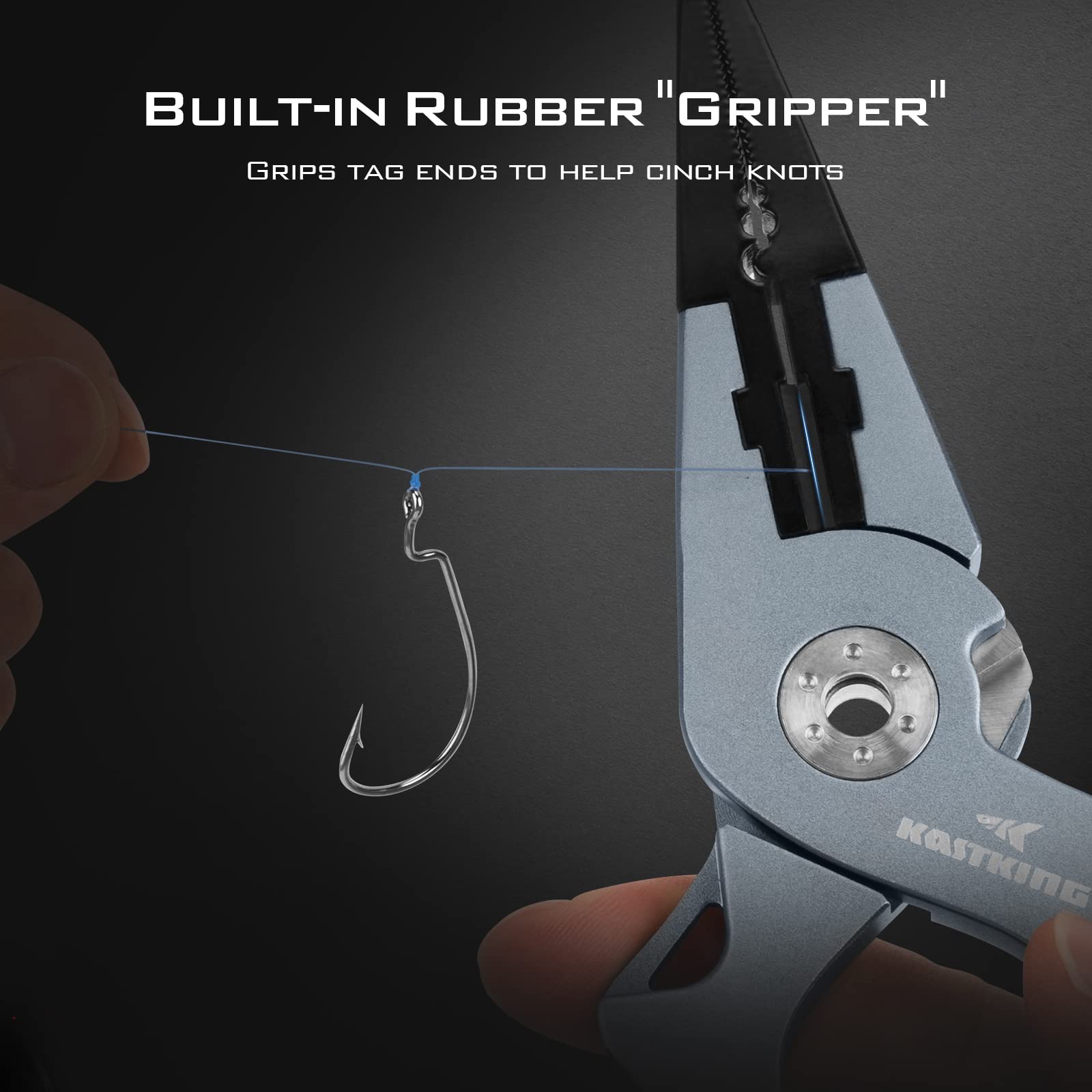 KastKing Gila crimp slots ideal for securing weights or leaders