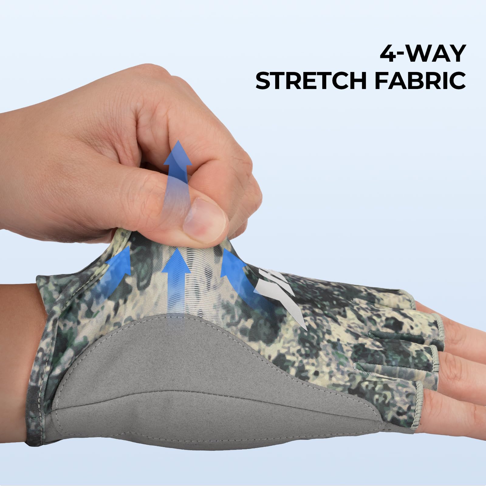Boulder Camo pattern on Gill Raker II Gloves