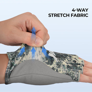 Boulder Camo pattern on Gill Raker II Gloves