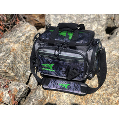 KastKing Hoss interior view reveals organized slots and space for tackle boxes