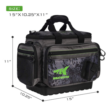 KastKing Hoss neo-grip strap close-up shows comfortable carry for long days