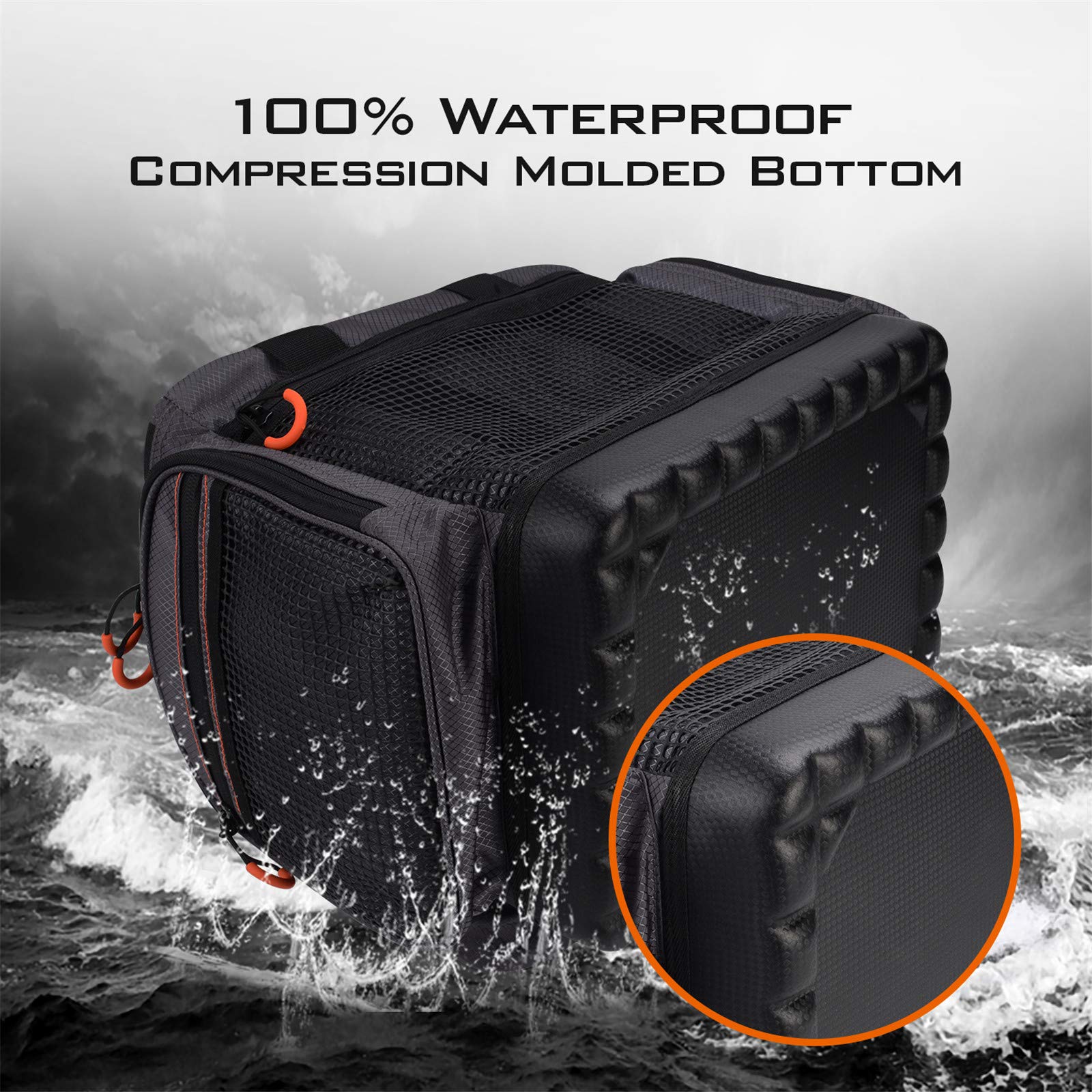 KastKing Hoss interior pockets keep gear tidy and accessible