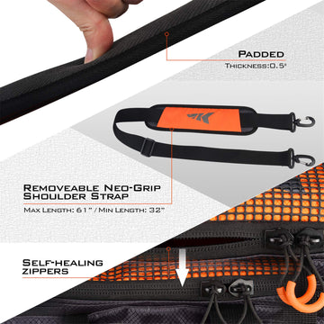 KastKing Hoss Neo-grip strap offers comfortable non-slip carry