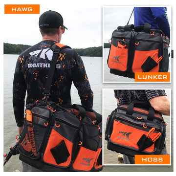 KastKing Hoss waterproof bottom prevents water intrusion on boats
