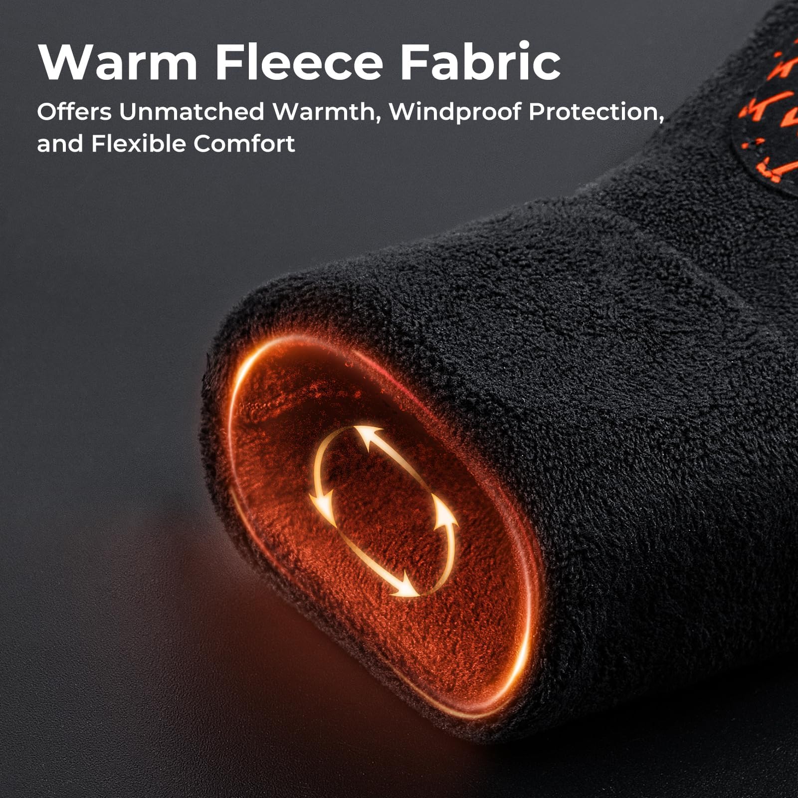 ErgoFlex contour design with pre-curved fingers for dexterity
