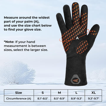 KastKing HydroSense extended cuff ensures a secure fit in cold conditions