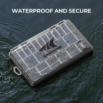 Adjustable and removable dividers inside the HyperSeal tackle box