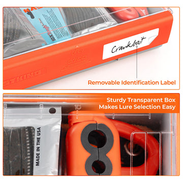 KastKing HyperSeal one-hand access lets you grab lures with ease