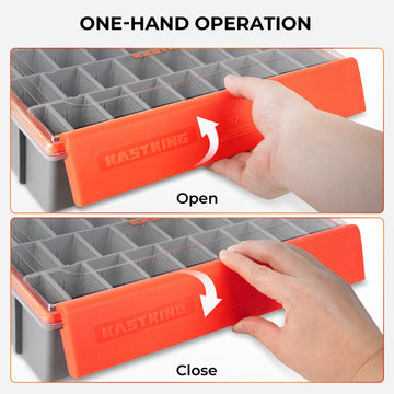 KastKing HyperSeal rugged construction and heavy-duty latch support long-term fishing trips.