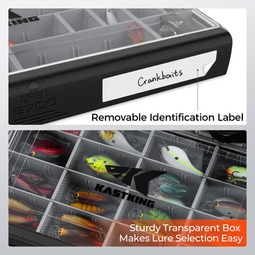 KastKing HyperSeal terminal tackle storage inside the box
