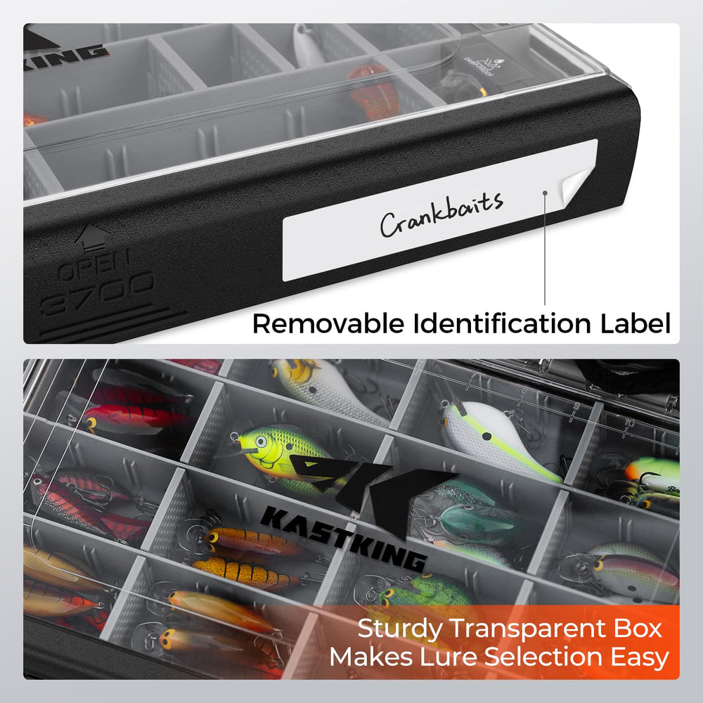 KastKing HyperSeal terminal tackle storage inside the box