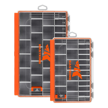 kastking hyperseal 3600 open lid for quick lure access.