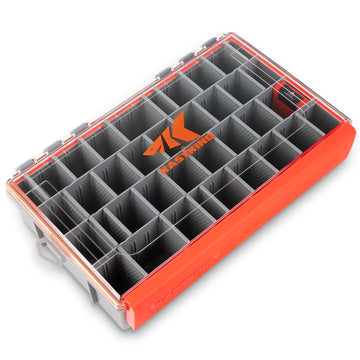 KastKing HyperSeal waterproof tackle box front view for on-boat gear protection.