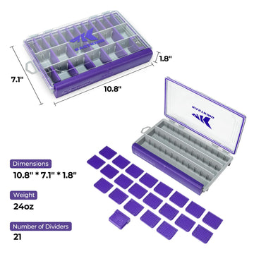 3600 Royal Edition interior with desiccant and vented dividers