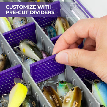 One-hand latch system on KastKing HyperSeal tackle box
