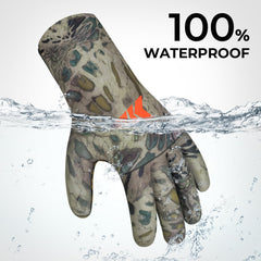 KastKing IceRiver glove waterproof seams demonstrate durable construction to keep hands dry.