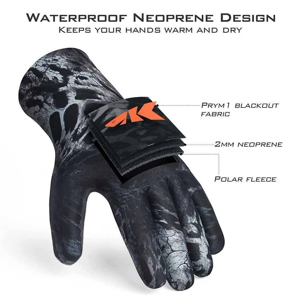 KastKing IceRiver anti-slip palm enhances control when reeling in slippery catches.