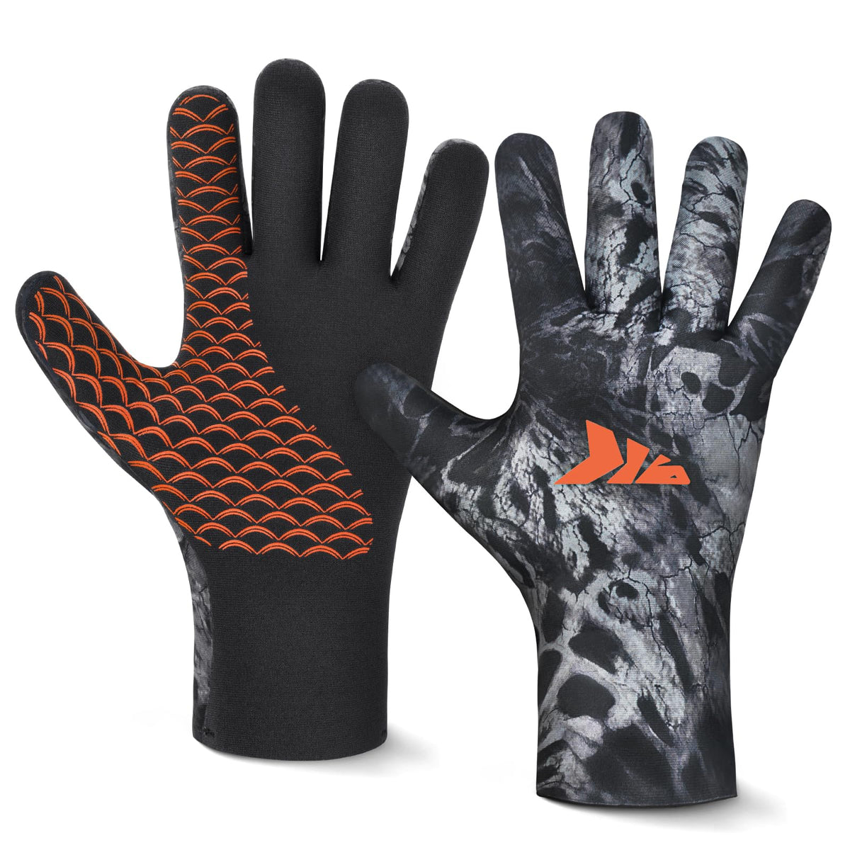 KastKing IceRiver gloves waterproof closeup highlighting durable seam construction for dry hands