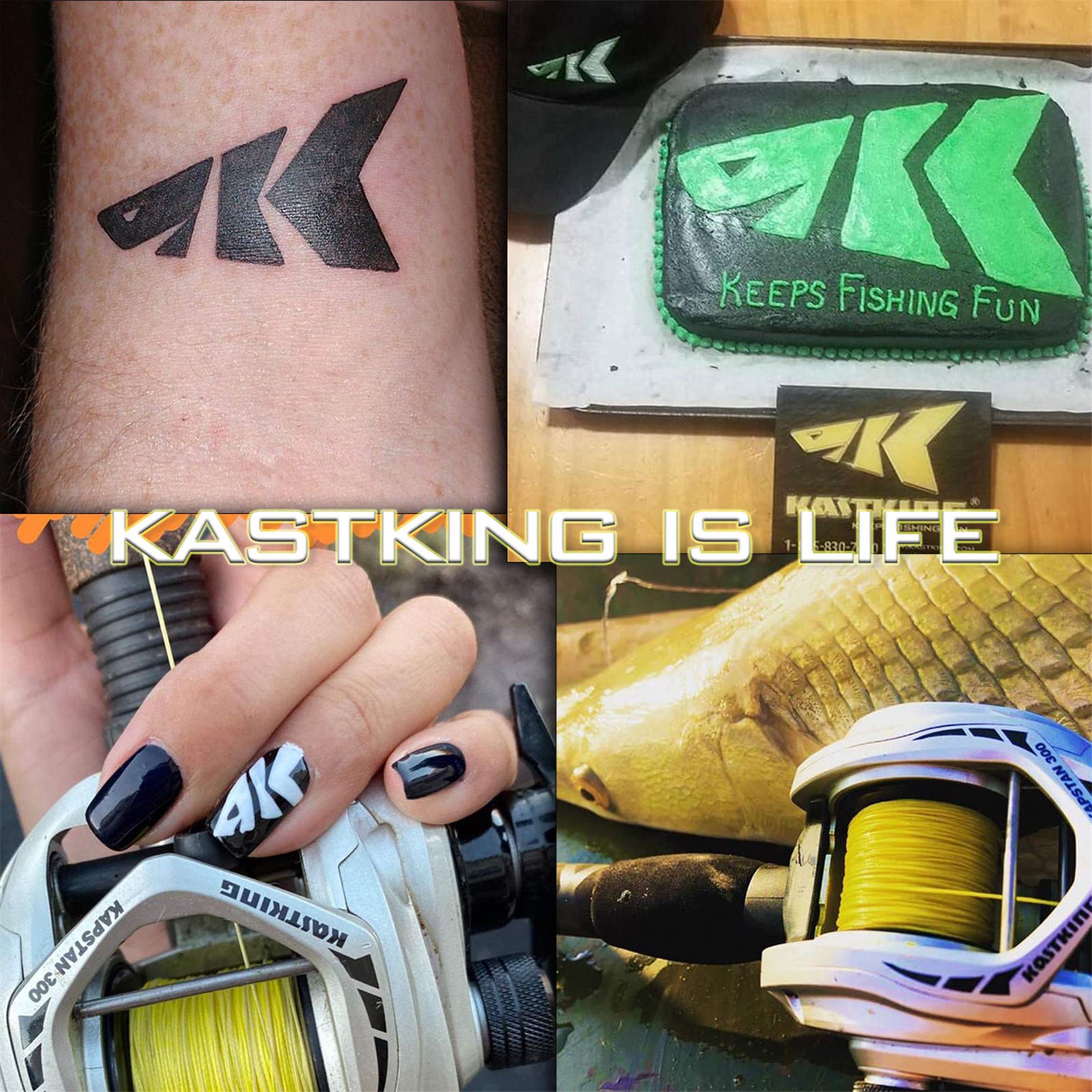 KastKing Kapstan Elite 300 eight MaxiDur bearings provide ultra-smooth casting.