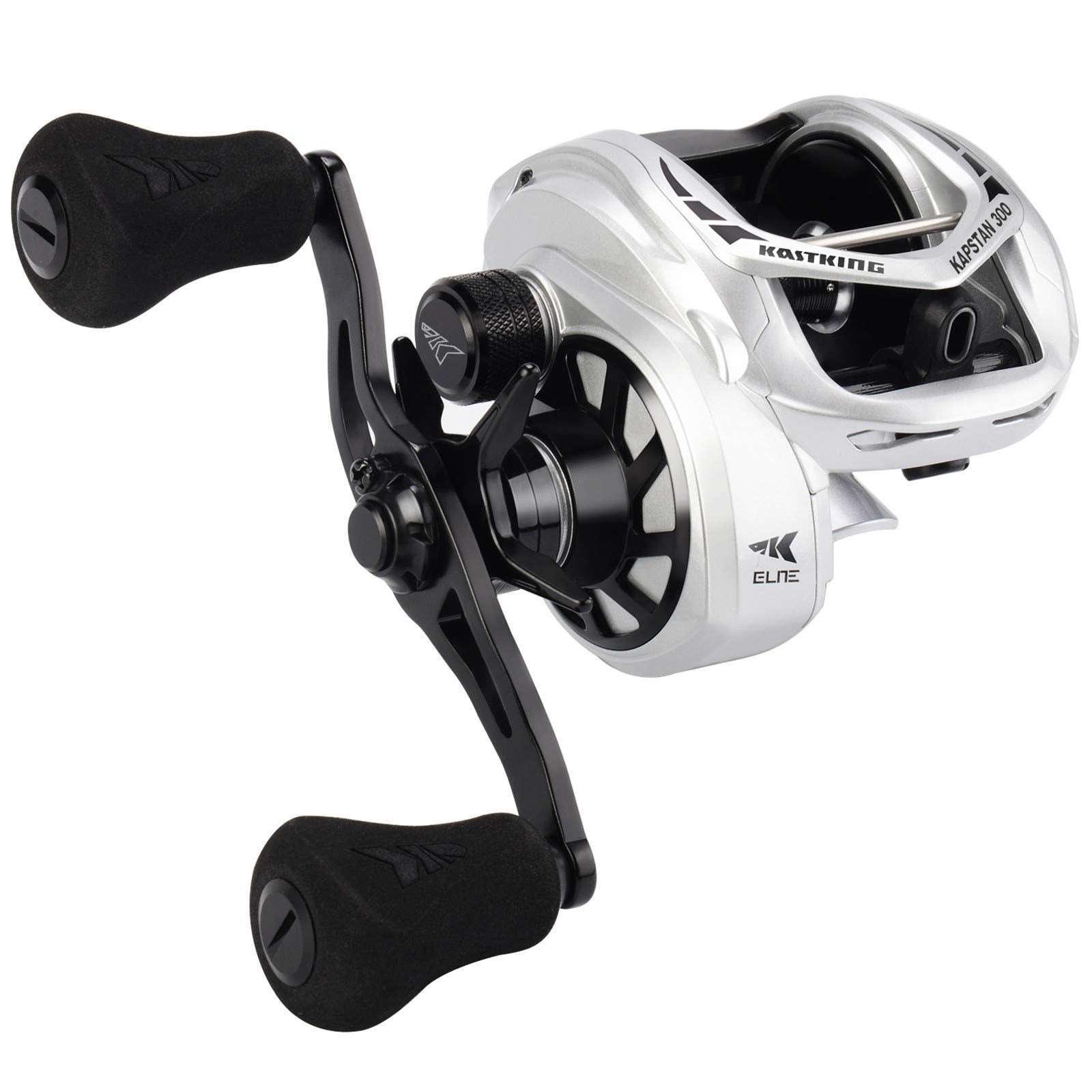 Front view of KastKing Kapstan Elite 300 baitcasting reel