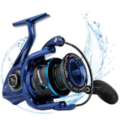 KastKing Kapstan 5000 side view reel showing rugged saltwater build for offshore fishing
