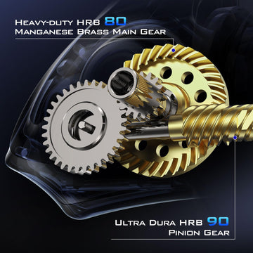KastKing Kapstan 8000 frame and rotor combine strength with lightness for better balance.