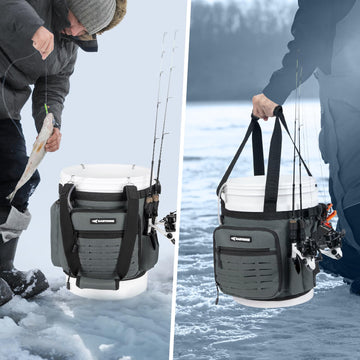 KastKing Karryall adjustable buckle ensures a snug bucket fit.