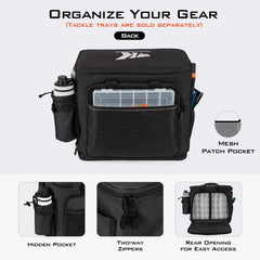KastKing Karryall back mesh pocket keeps tools within easy reach.