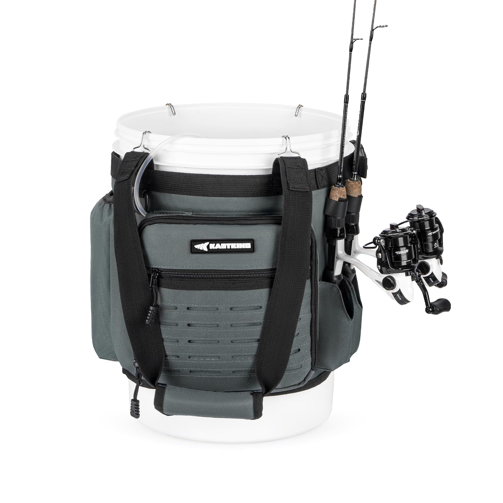KastKing Karryall bag open reveals versatile pockets for gear.
