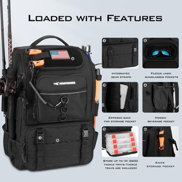 KastKing KarryAll bottom with non-slip coating keeps bag stable on docks