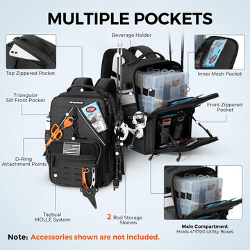 Back padding and adjustable shoulder straps for comfort