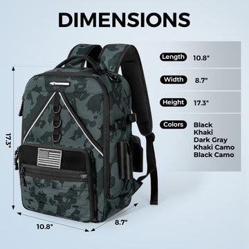 Dimensions: 10.8 inches L x 8.7 inches W x 17.3 inches H