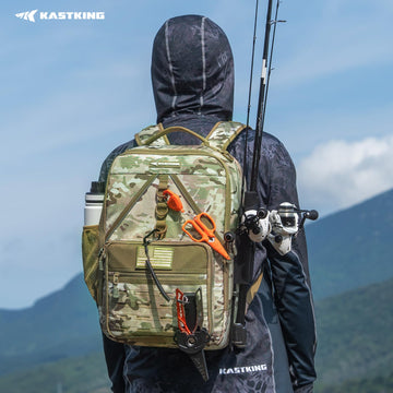 KastKing KarryAll KastMate main compartment fits four 3700-size boxes for ample gear.