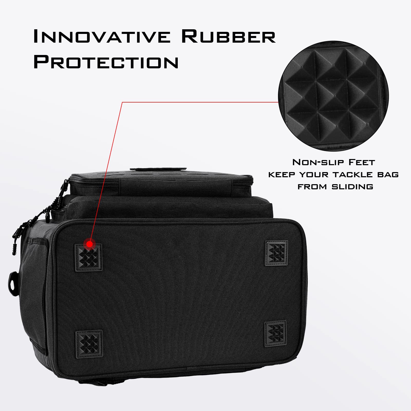 KastKing Karryall MOLLE system offers extra hanging options for gear.