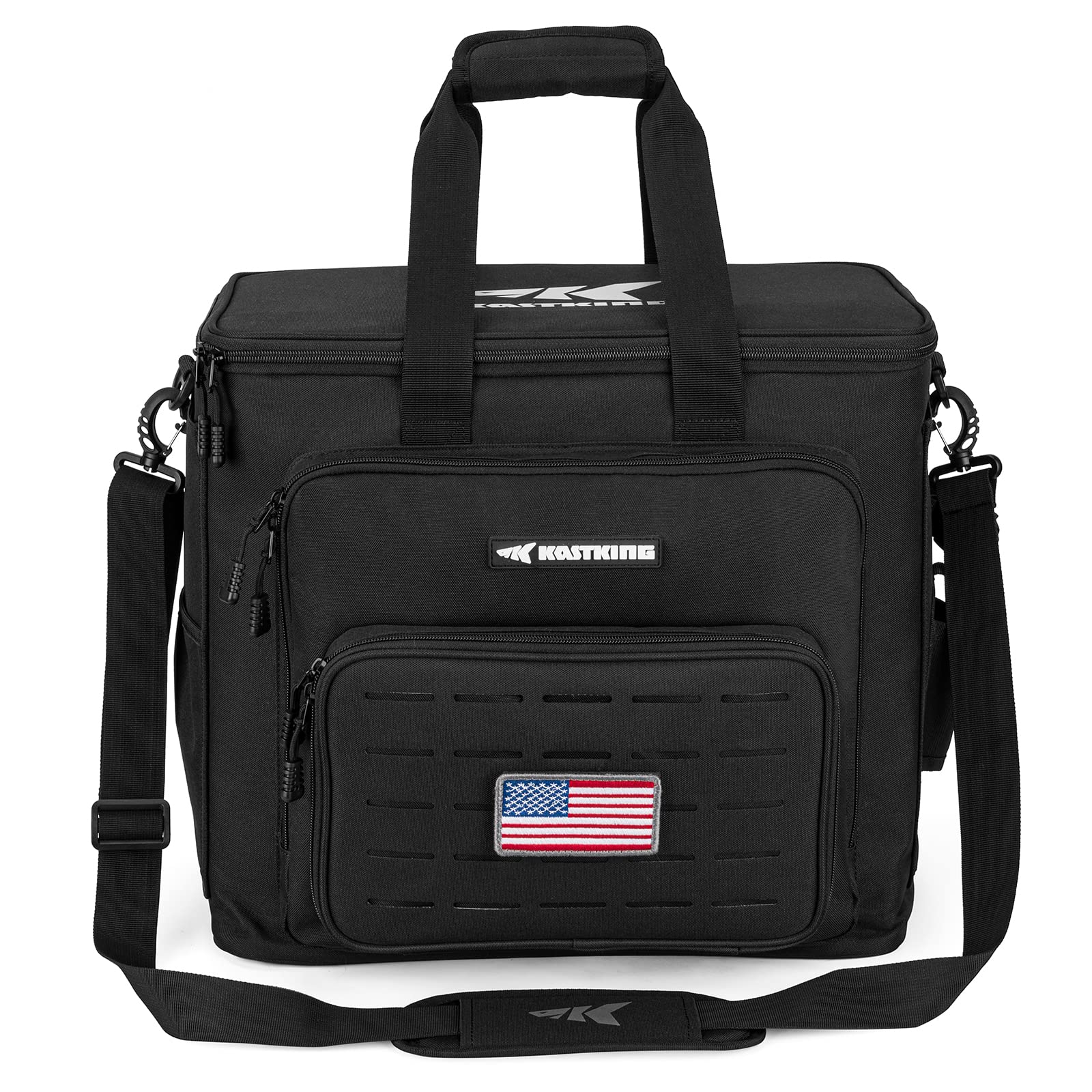 KastKing Karryall padded shoulder strap enhances carrying comfort.