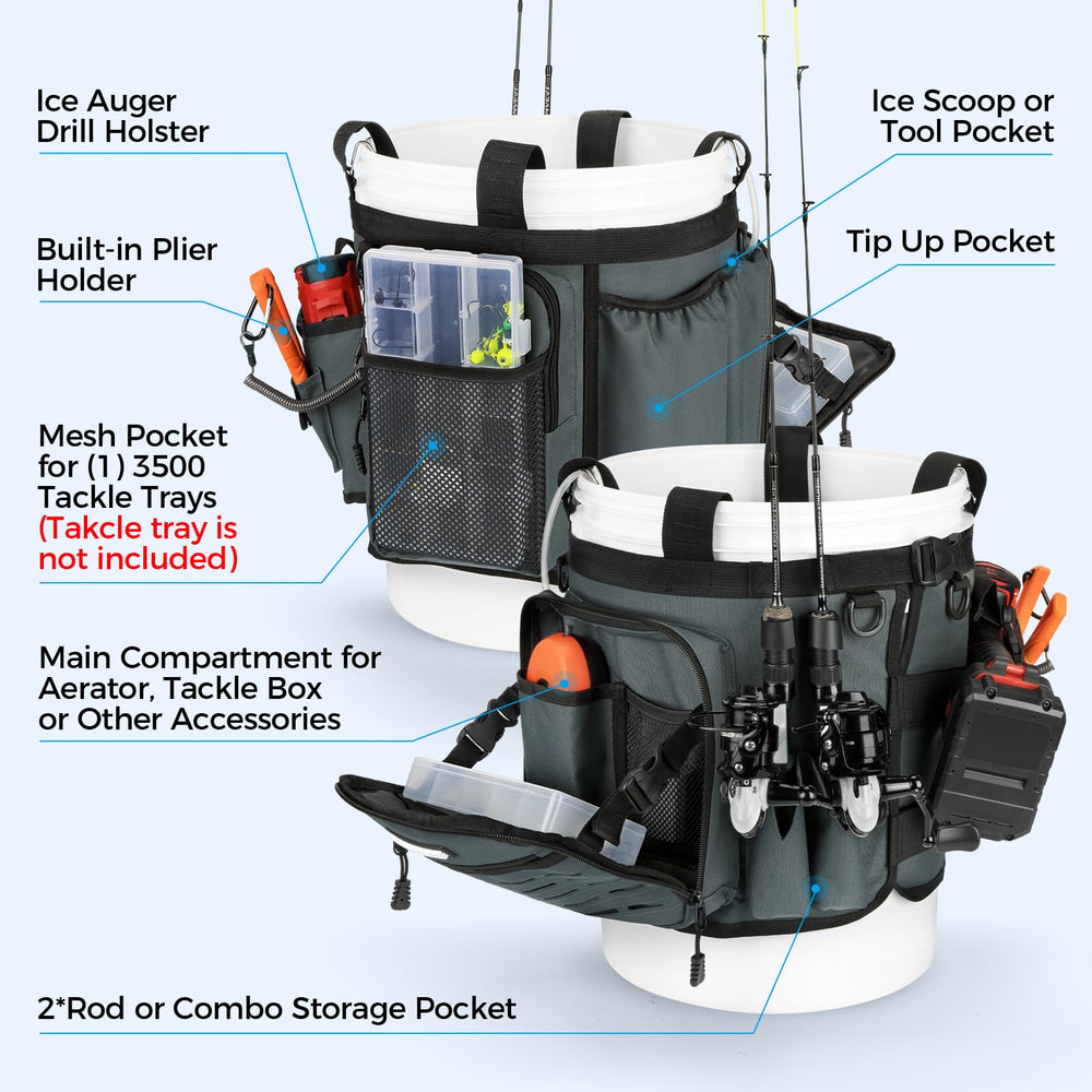KastKing Karryall rod holder keeps rods secure during transport.