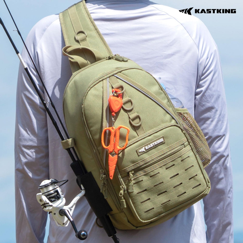 Rear gear compartment with secure storage for utility boxes, rain gear, and soft baits