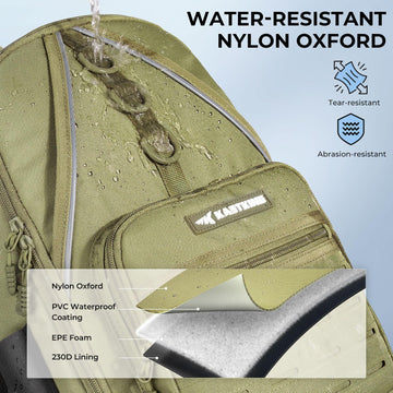 Side rod pocket and compact dimensions suitable for kayak and shore fishing