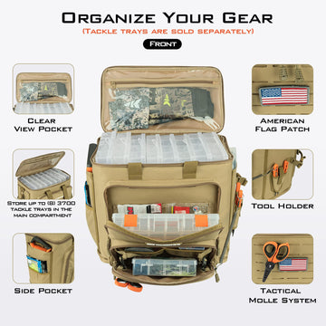 KastKing Karryall back pocket for easy reach of tools